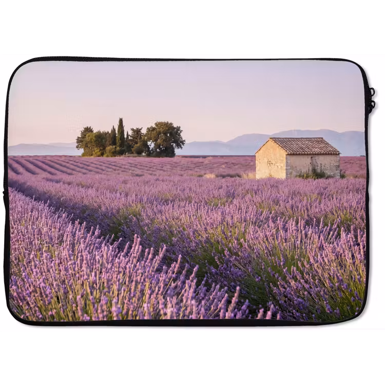 Lavendel - Landschap - Sereen - Paars laptophoes neopreen klein -zkaufland3dotto