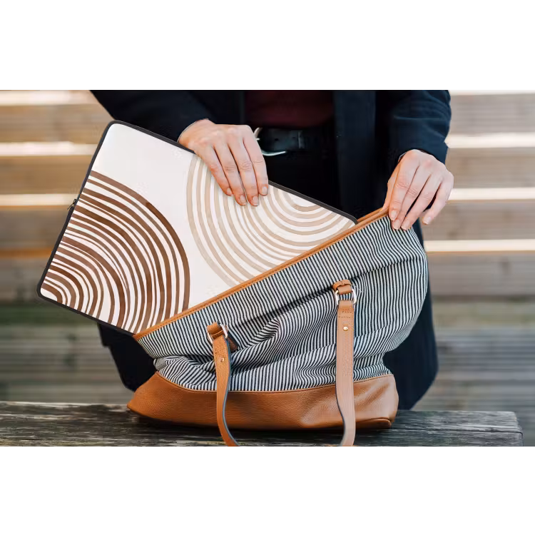 Laptop Sleeve - Lines - Minimalist - Art - Lijnen - Minimalistisch - Kunst laptophoes neopreen klein