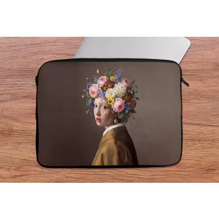 Meesterwerk -  Modern - Kleurrijk laptophoes neopreen klein -tafel