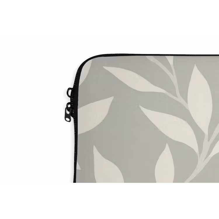 Minimalistisch - Patroon - Groen laptophoes neopreen klein 279 -detail