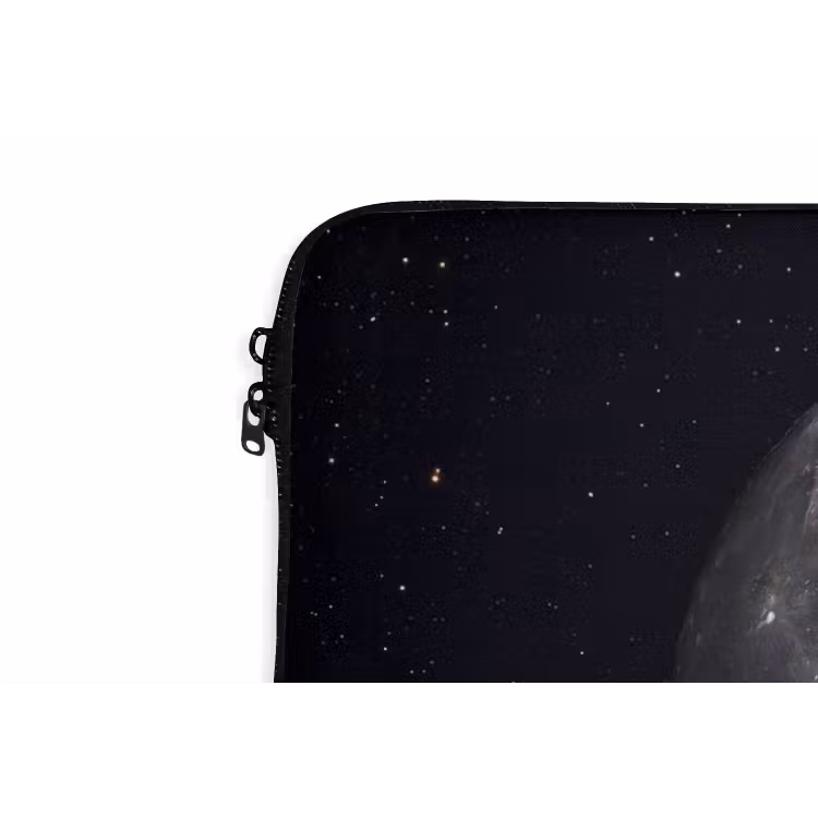 Laptop Sleeve - Moon - Stars - Space - Maan - Sterren - Ruimte laptophoes neopreen klein
