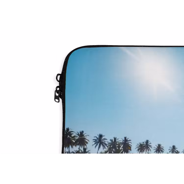Oceaan - Golf - Strand - Natuur - Blauw laptophoes neopreen klein -detail