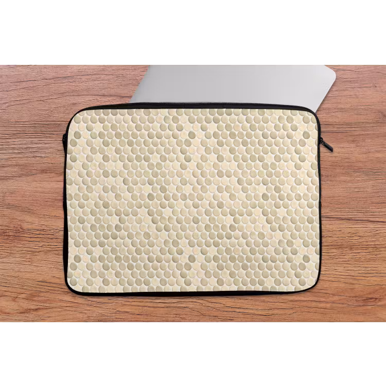 Penny - Mozaïek - Zand laptophoes neopreen klein 279 -tafel