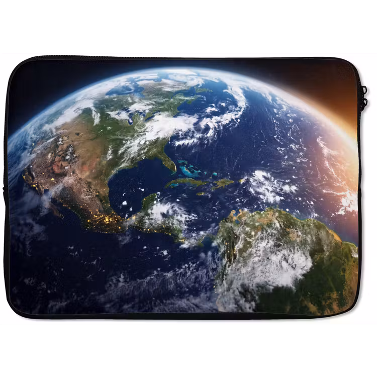 Laptop Sleeve - Planet - Space - Cosmos - Planeet - Ruimte - Kosmos laptophoes neopreen klein