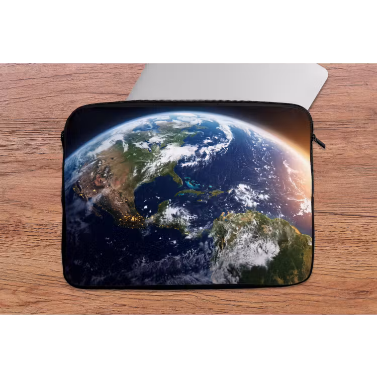Laptop Sleeve - Planet - Space - Cosmos - Planeet - Ruimte - Kosmos laptophoes neopreen klein