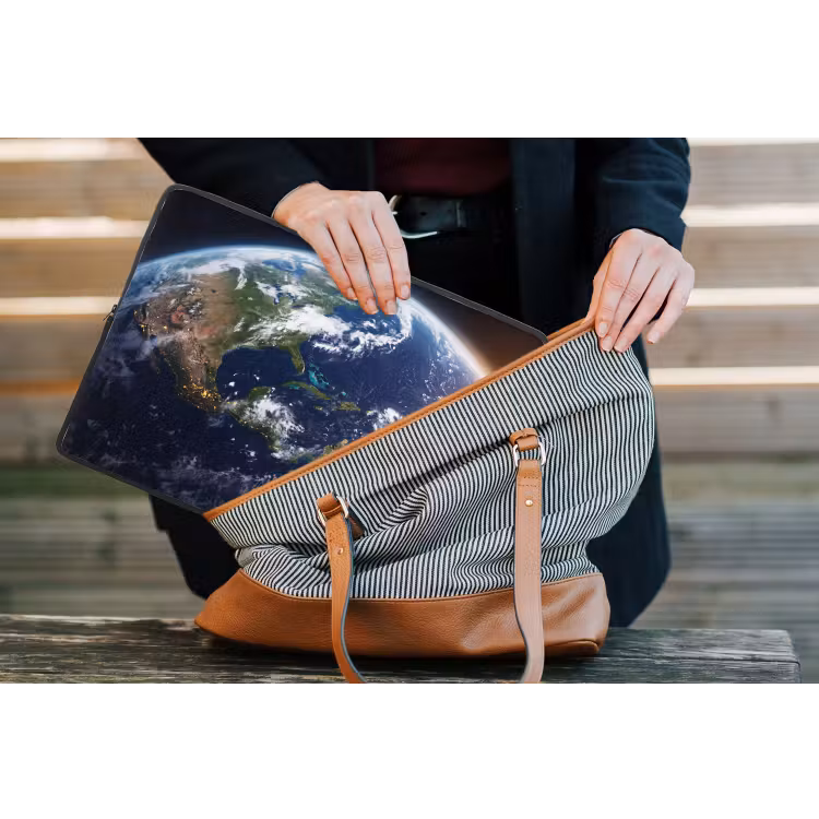 Laptop Sleeve - Planet - Space - Cosmos - Planeet - Ruimte - Kosmos laptophoes neopreen klein