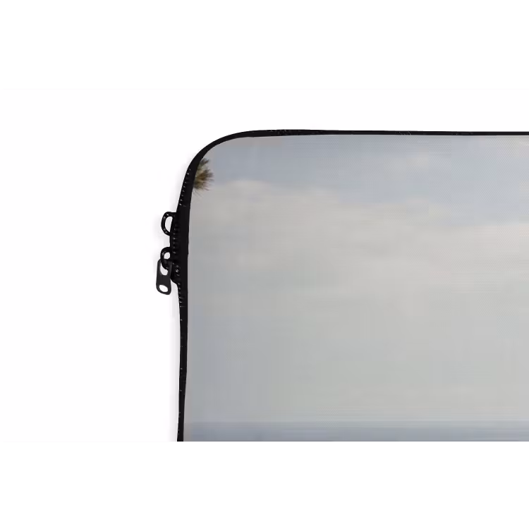 Laptop Sleeve - Sailboat - trees - water - Zeilboot - bomen - water laptophoes neopreen klein