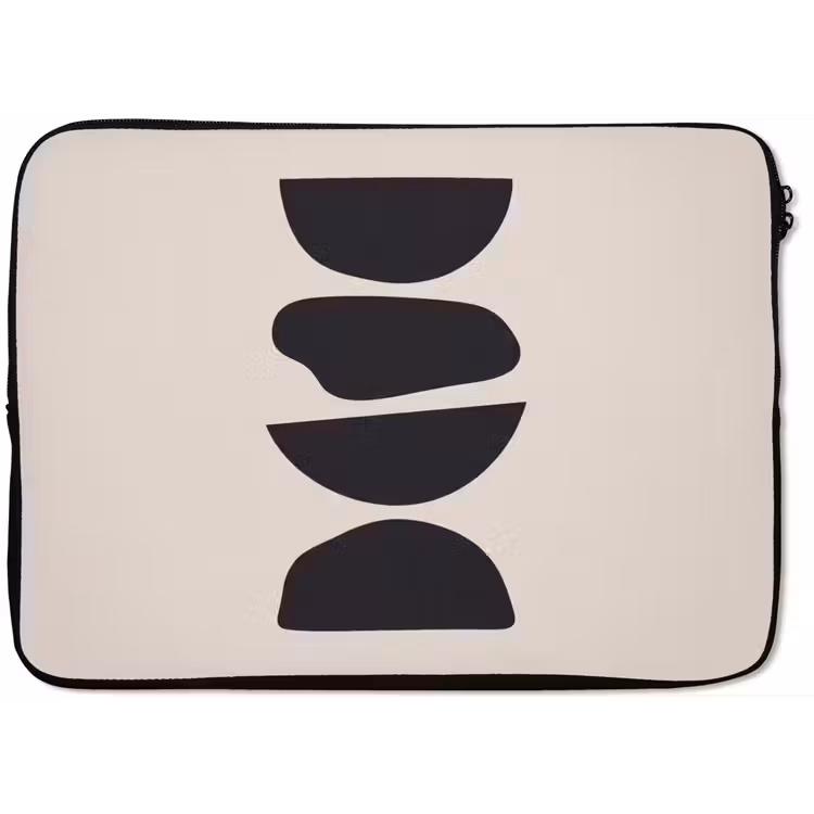 Laptop Sleeve - Shapes - Abstract - Modern - Vormen - Abstract - Modern laptophoes neopreen klein
