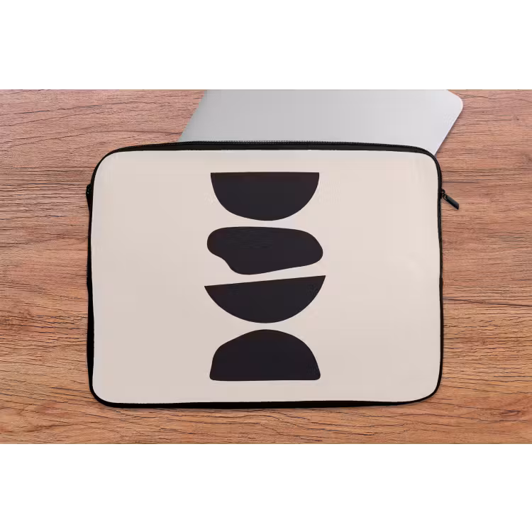 Laptop Sleeve - Shapes - Abstract - Modern - Vormen - Abstract - Modern laptophoes neopreen klein