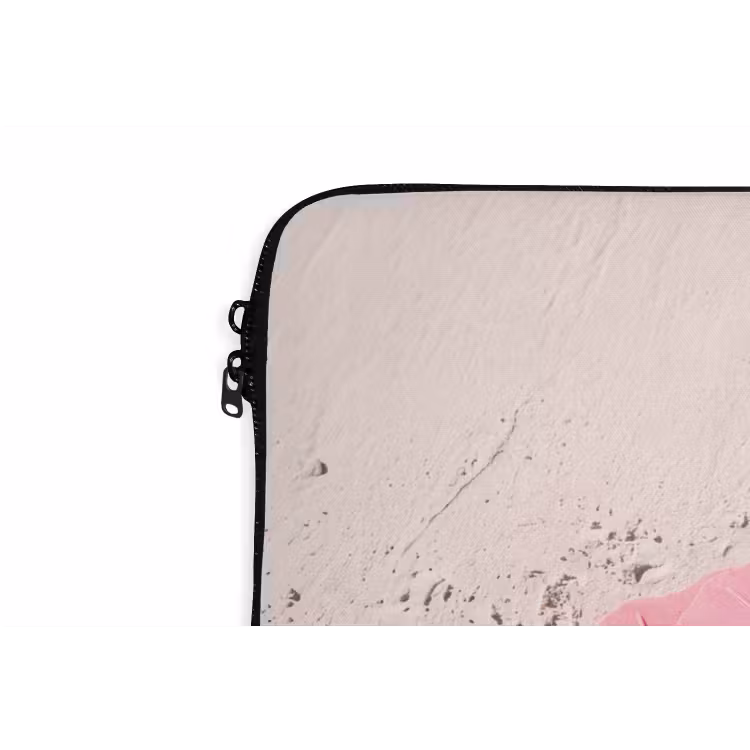 Snorkelset - Strand - Zomer - Roze laptophoes neopreen klein -detail