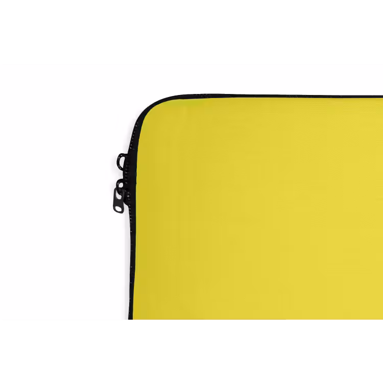 Soft - Custard - Geel laptophoes neopreen klein 279 -detail