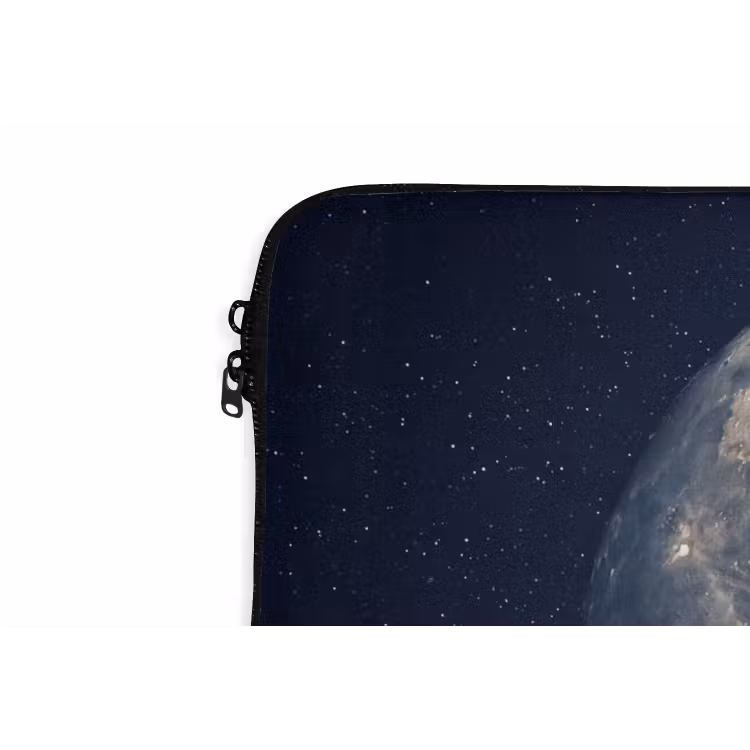 Ruimte - Maan - Kosmos laptophoes neopreen klein -detail