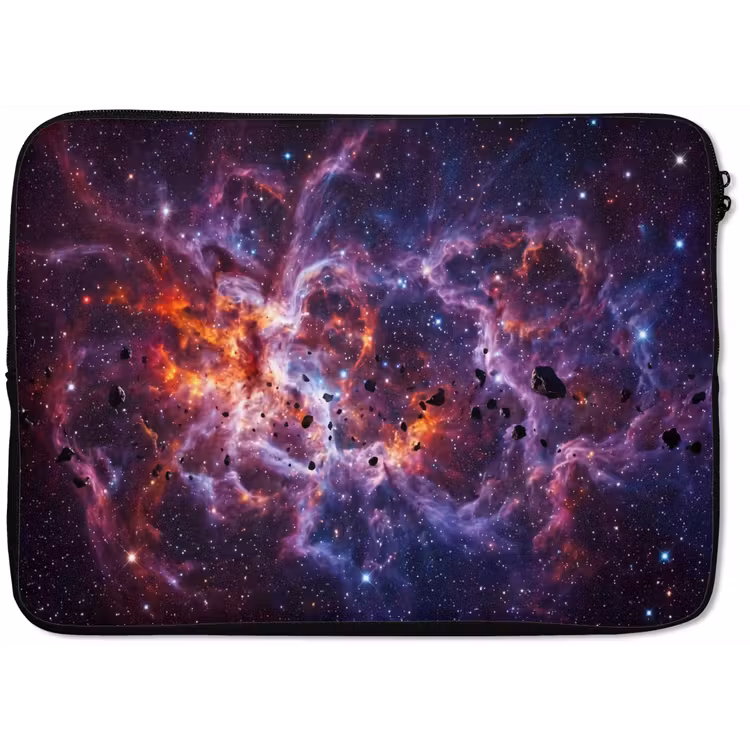 Space - Stars - Abstract - Colorful laptophoes neopreen klein -zkaufland3dotto