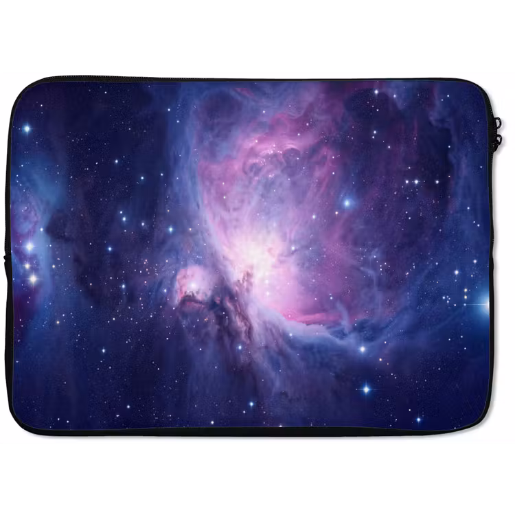 Ruimte - Sterren - Kleurrijk laptophoes neopreen klein -zkaufland3dotto