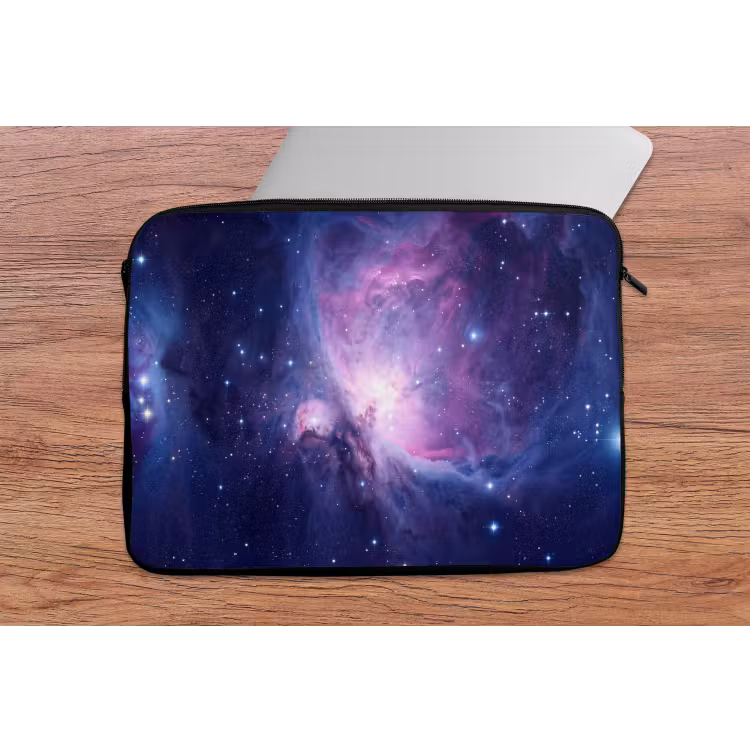 Ruimte - Sterren - Kleurrijk laptophoes neopreen klein -tafel