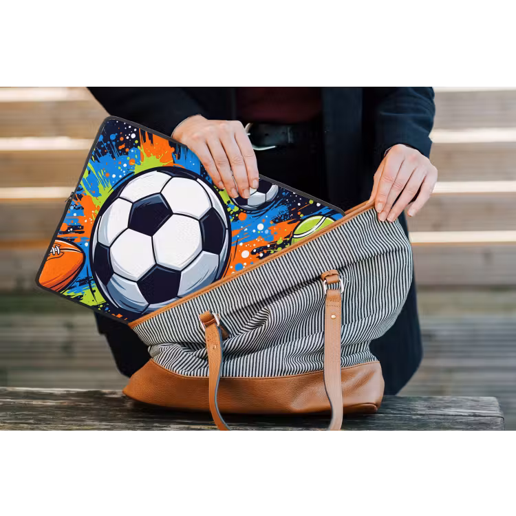 Sport - Ballen - Kleurrijk laptophoes neopreen klein -tas