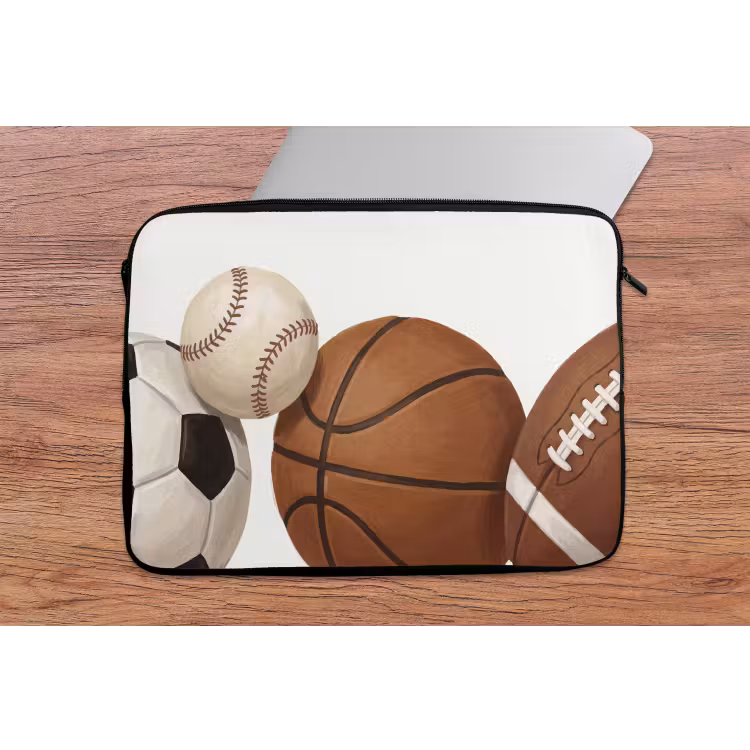 Sport - Ballen - Illustratie laptophoes neopreen klein -tafel