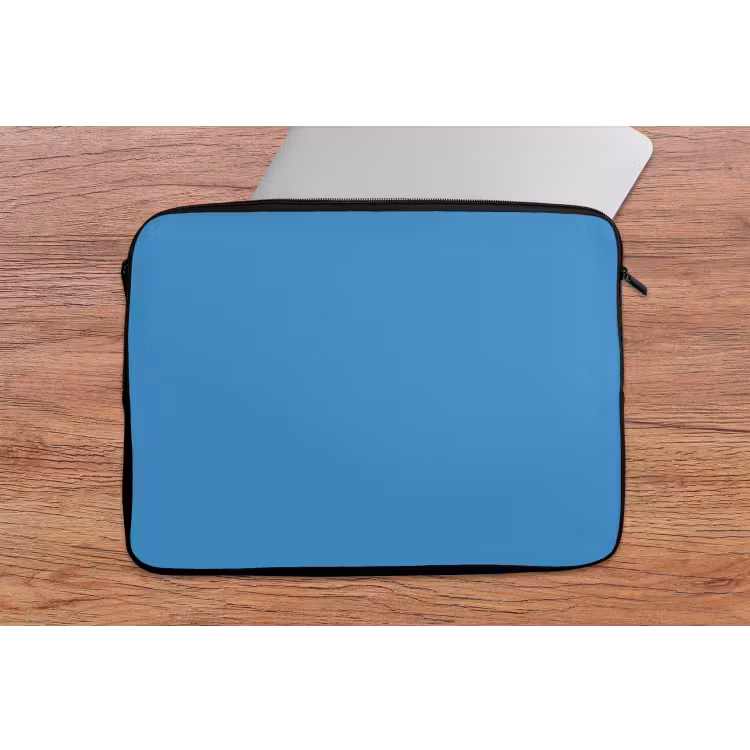 Steel - Blue - Blauw laptophoes neopreen klein 279 -tafel