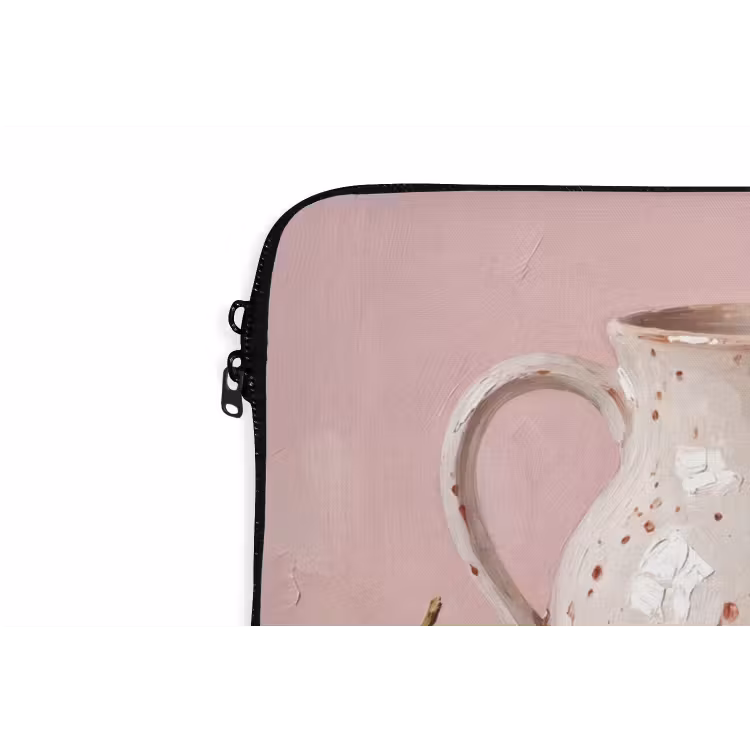 Laptop Sleeve - Still Life - Fruit - Pink - Stilleven - Fruit - Roze laptophoes neopreen klein