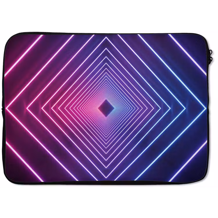 Driedimensionaal - Tunnel - Ruimte laptophoes neopreen klein -zkaufland3dotto
