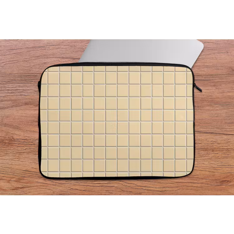 Tegels - Patroon - Crème laptophoes neopreen klein 279 -tafel
