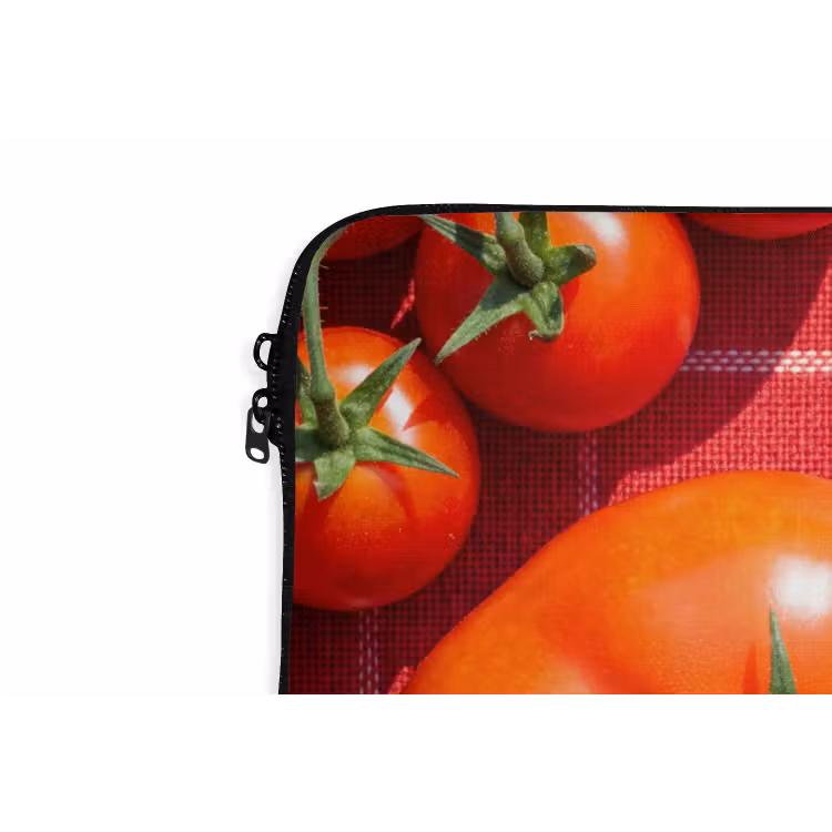 Laptop Sleeve - Tomato - Red - Food - Tomaat - Rood - Eten laptophoes neopreen klein