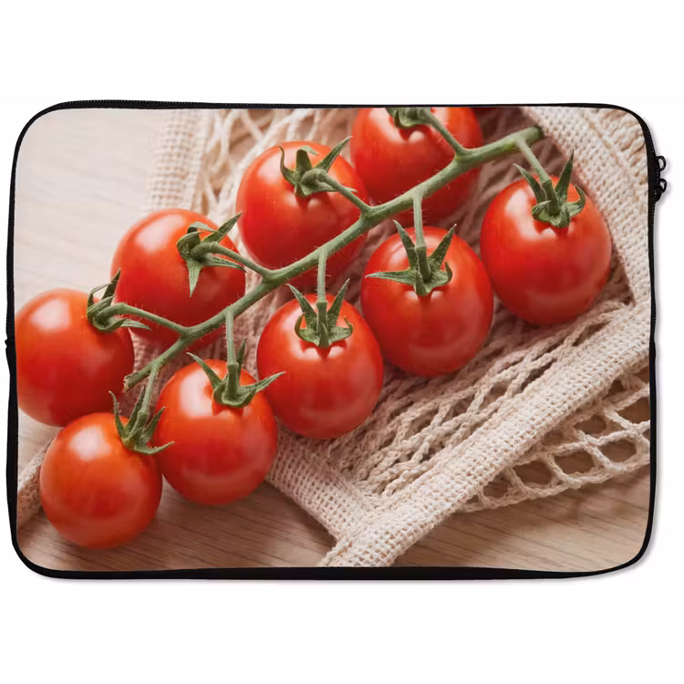 Laptop Sleeve - Tomatoes - Fresh - Food - Tomaten - Vers - Eten laptophoes neopreen klein