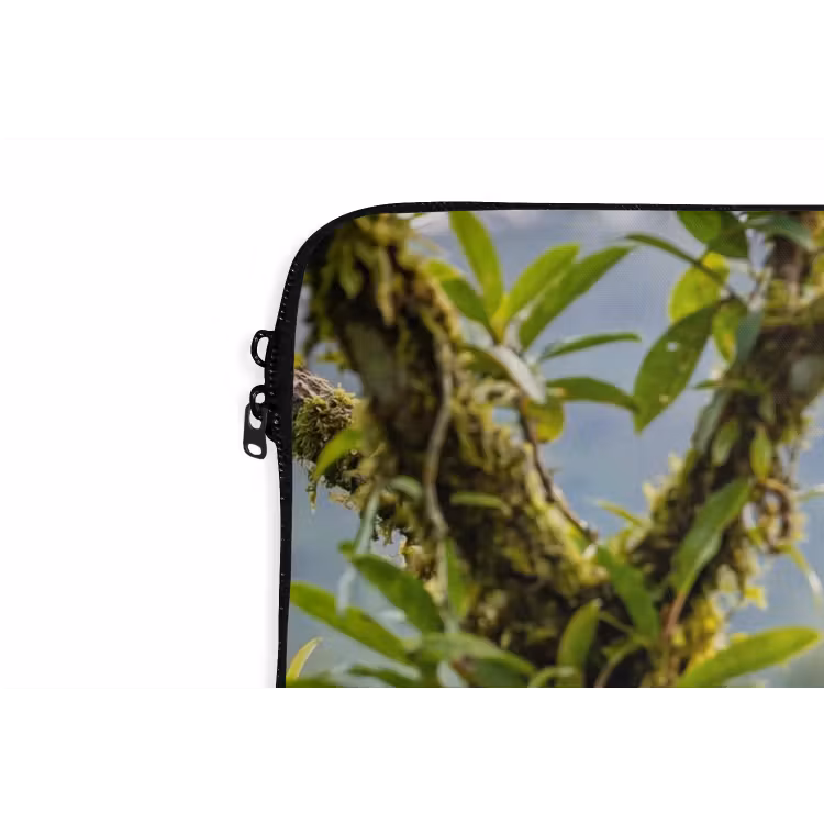 Toekan - Jungle - Natuur - Kleurrijk laptophoes neopreen klein -detail