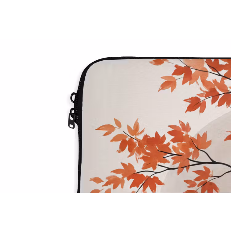 Laptop Sleeve - Tree - Red - Abstract - Boom - Rood - Abstract laptophoes neopreen klein