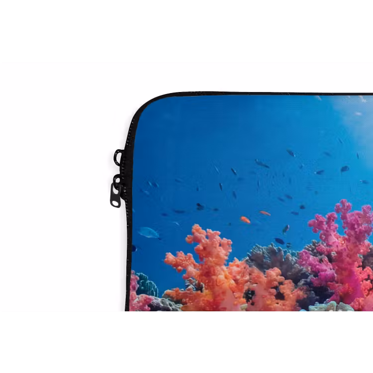 Onderwater - Koraalrif - Vissen - Oceaan - Natuur laptophoes neopreen klein -detail