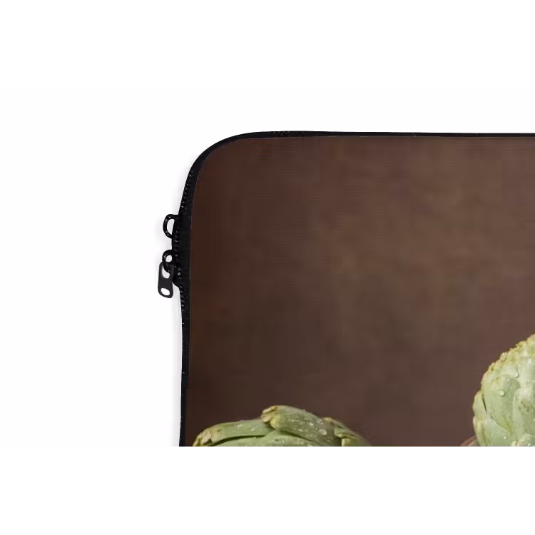Laptop Sleeve - Vegetables - Artichoke - Kitchen - Groenten - Artisjok - Keuken laptophoes neopreen klein