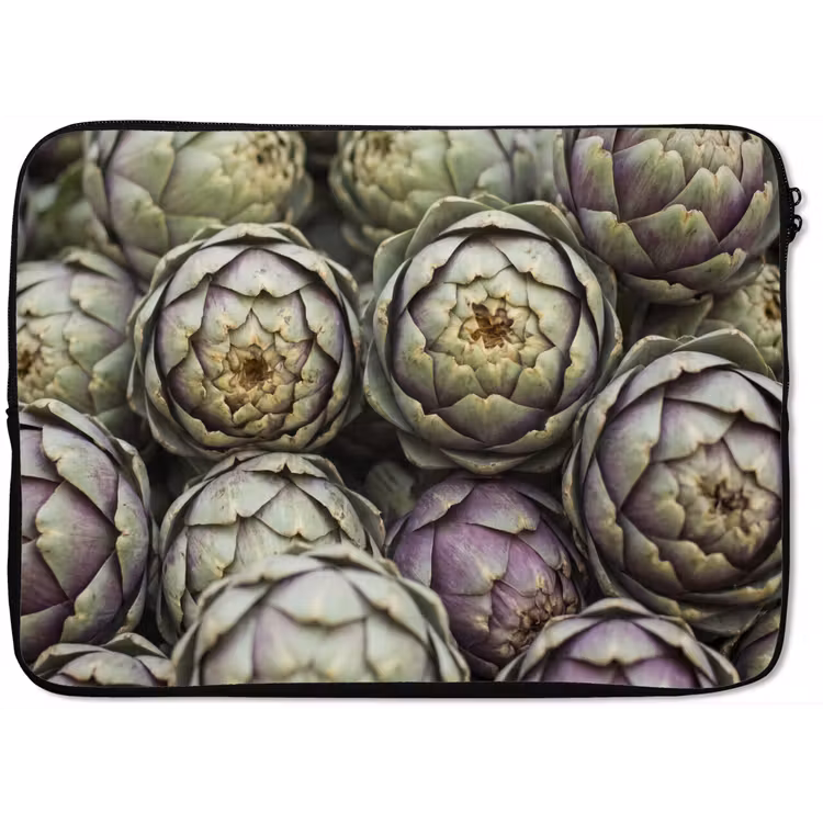 Laptop Sleeve - Vegetables - Fresh - Food - Groenten - Vers - Eten laptophoes neopreen klein