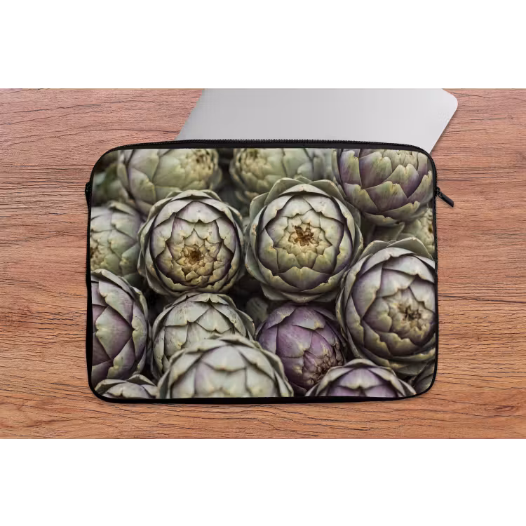 Laptop Sleeve - Vegetables - Fresh - Food - Groenten - Vers - Eten laptophoes neopreen klein