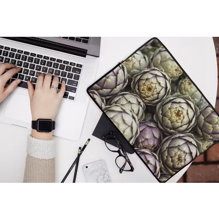 Laptop Sleeve - Vegetables - Fresh - Food - Groenten - Vers - Eten laptophoes neopreen klein