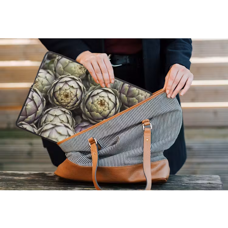 Laptop Sleeve - Vegetables - Fresh - Food - Groenten - Vers - Eten laptophoes neopreen klein