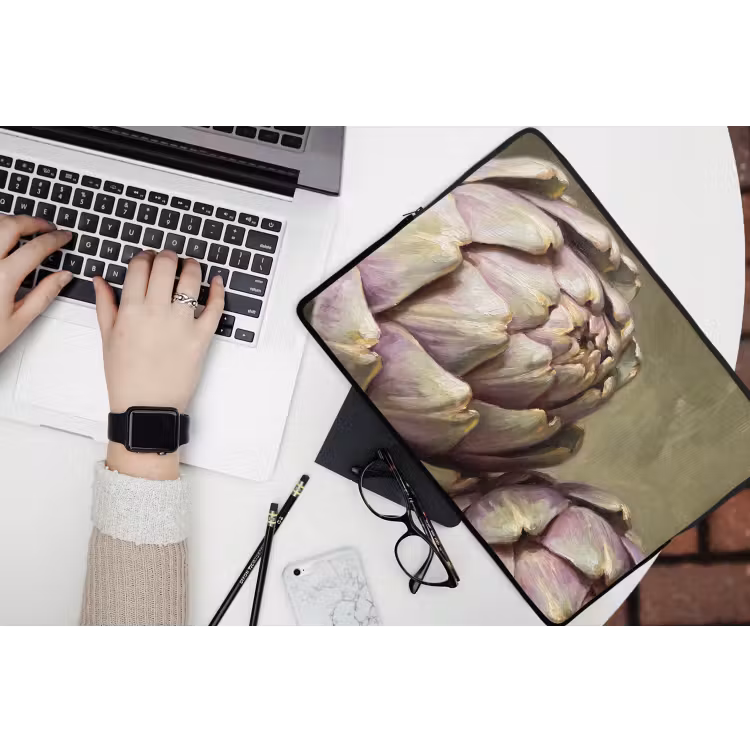 Laptop Sleeve - Vegetables - Still Life - Painting - Groente - Stilleven - Schilderij laptophoes neopreen klein