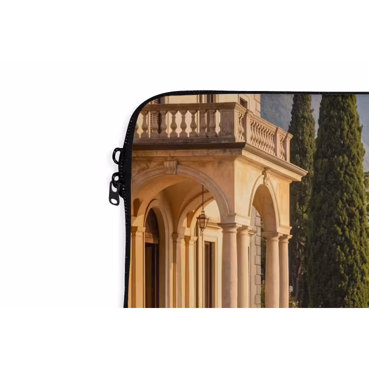 Laptop Sleeve - Villa - Water - Stairs - Villa - water -trappen laptophoes neopreen klein
