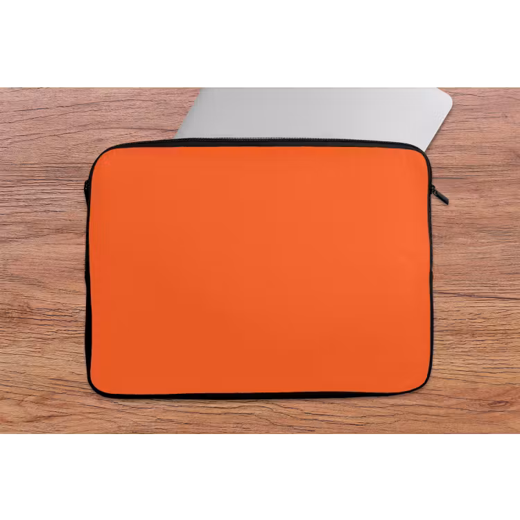 Vivid - Amber - Oranje laptophoes neopreen klein 279 -tafel
