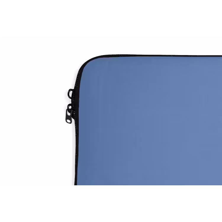 Vrouw - Aerial hoop - Art deco - Illustratie - Blauw laptophoes neopreen klein -detail