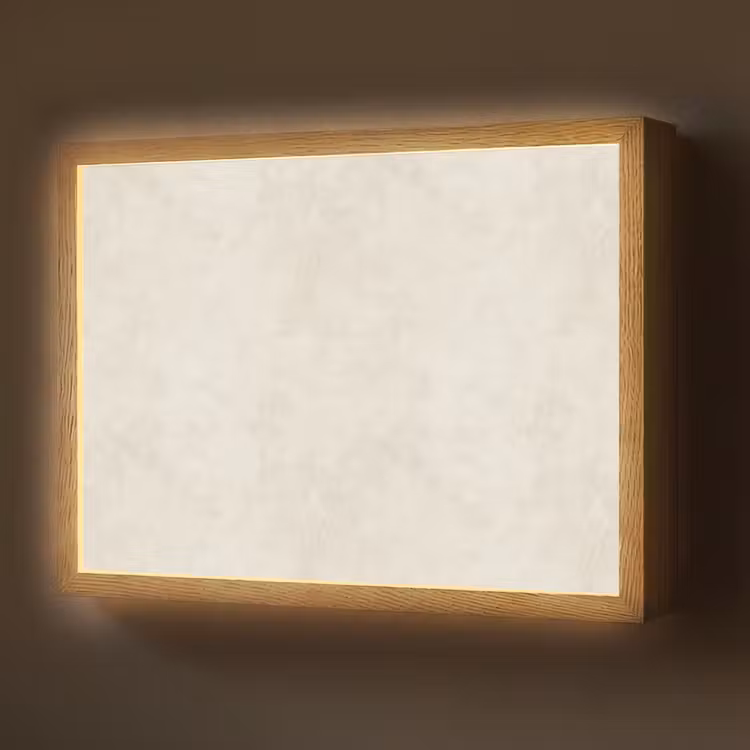 Crème - Egaal - Beton Light Box met batterij (Wandlamp) middel 907 -z3d_website