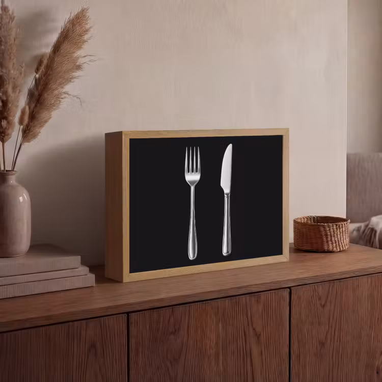 Bestek - Klassiek - Elegant Light Box met batterij (Wandlamp) middel -sfeer2