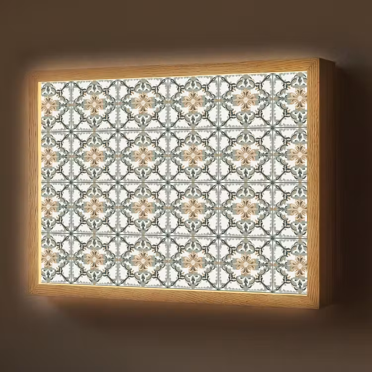 Floraal - Verweerd - Keurrijk Light Box met batterij (Wandlamp) middel 907 -z3d_website