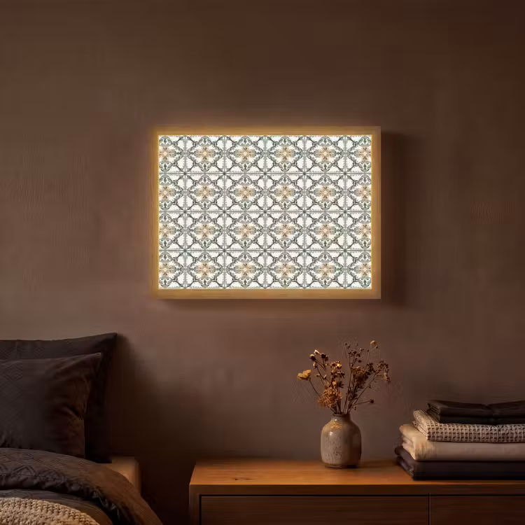 Floraal - Verweerd - Keurrijk Light Box met batterij (Wandlamp) middel 907 -sfeer4