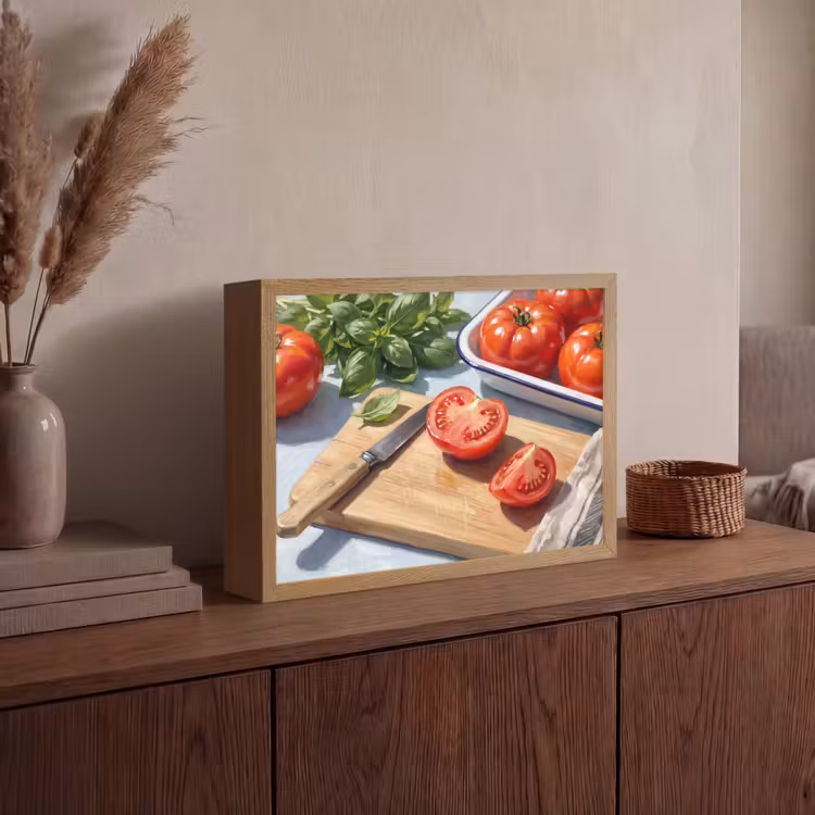 Eten - Keuken - Ingrediënten - Stillleven - Rood Light Box met batterij (Wandlamp) middel -sfeer2