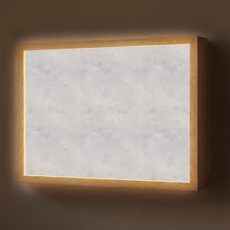 Grijs - Beton - Neutraal Light Box met batterij (Wandlamp) middel 907 -z3d_website
