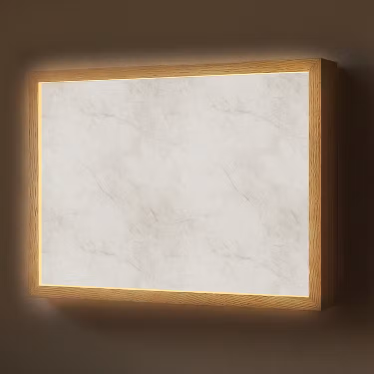 Grijs - Marmer - Aders Light Box met batterij (Wandlamp) middel 907 -z3d_website
