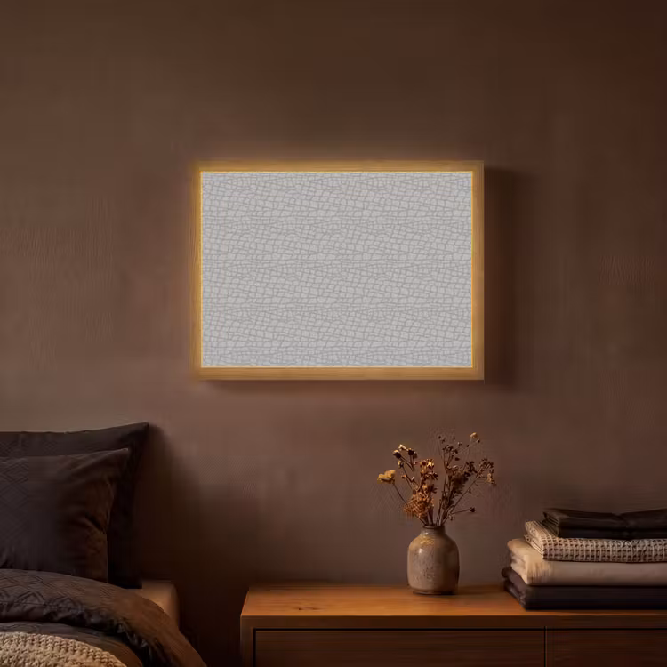 Grijs - Reptiel - Dier - Patroon Light Box met batterij (Wandlamp) middel 907 -sfeer4
