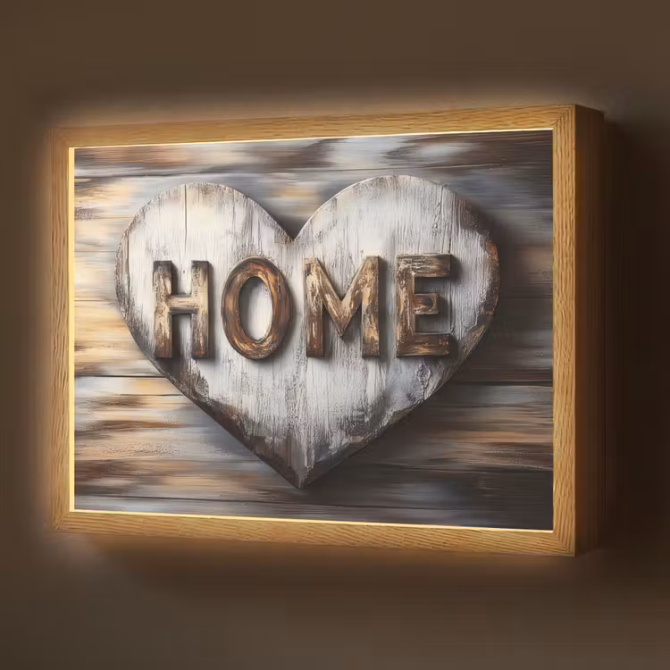 Home - Hart - Houtlook - Liefde Light Box met batterij (Wandlamp) middel -z3d_website
