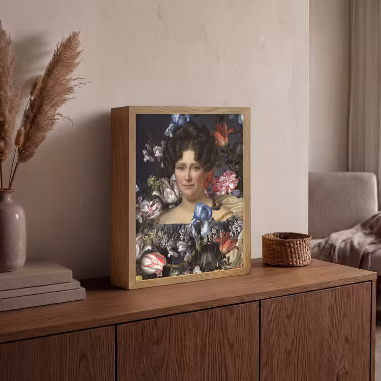 Johanna Henriette Engelen - Dubois Drahonet - Bloemen Light Box met batterij (Wandlamp) middel -sfeer2