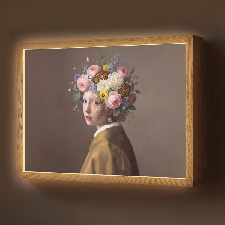 Meesterwerk -  Modern - Kleurrijk Light Box met batterij (Wandlamp) middel -z3d_website